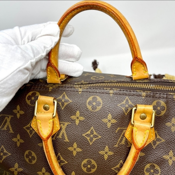 100% ORIGINAL Louis Vuitton Speedy 30 Hand Bag - Picture 3 of 11